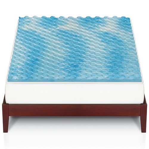 The Big One 1 1/2-in. Gel Memory Foam Mattress Topper (King Bed)