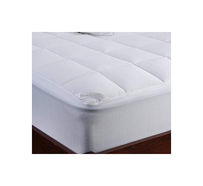 Brookstone Climasure Performance Mattress Pad, Full, White