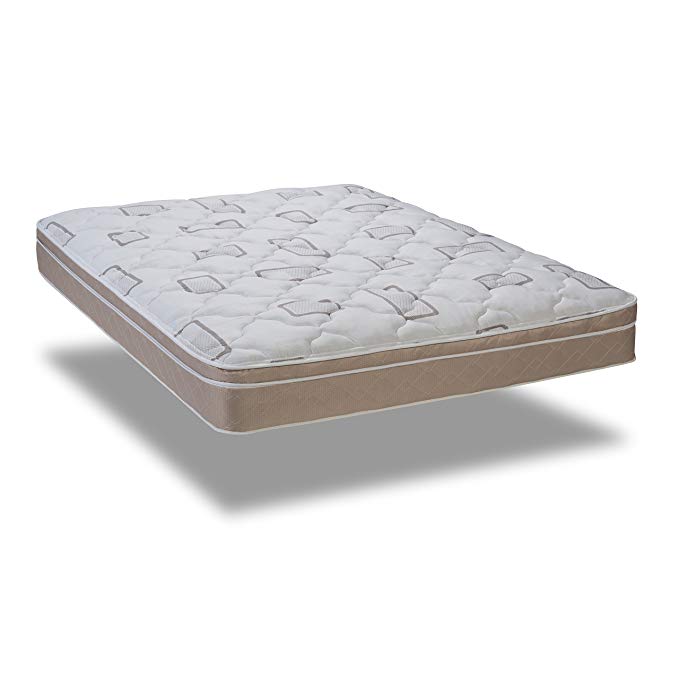 WOLF RSLP3-1010 9-Inch Endura Rest Pillow Top Inner Spring Mattress, Twin