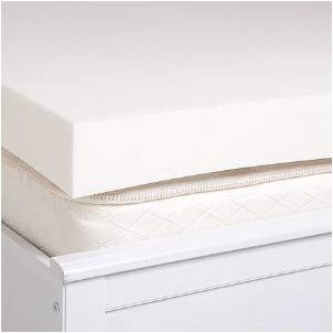 AmericanMade King Size 3 Inch Thick, Medium Firm Conventional Polyurethane Foam Mattress Pad Bed Topper Made in The USA