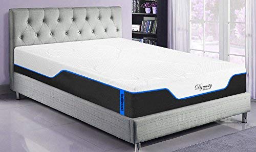 DynastyMattress NEW! CoolBreeze2-FIRM Cooling Gel Memory Foam Mattress-KING