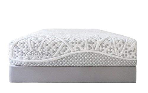 Crave Ultra Plush Hybrid Mattress | Memory Foam & Innerspring Designed for Comfort (Twin) - Made in the USA, Premium Quality Mattress