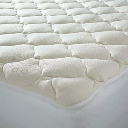 Luxury Cool Touch Extra Plush Bamboo Blend Mattress Topper Bed Size: Twin