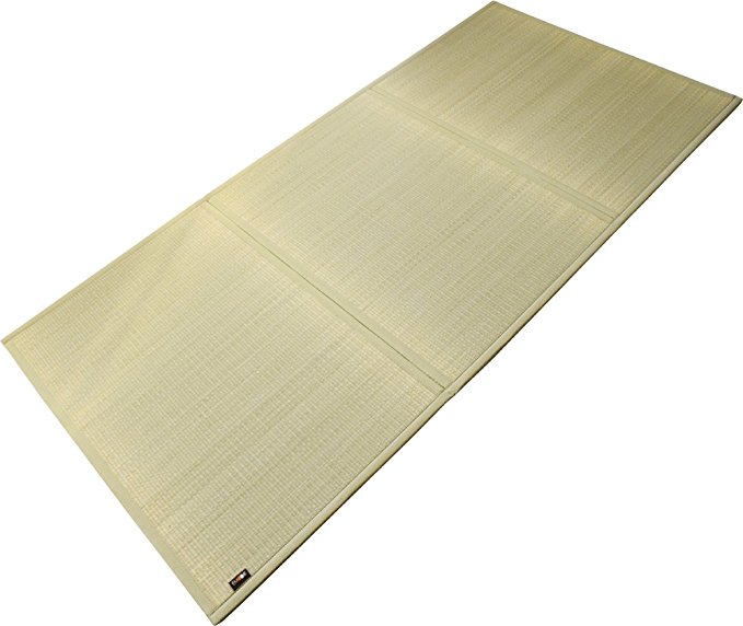 EMOOR Japanese Traditional Tatami Mattress, Twin Size, Natural (Undyed), Made in Japan