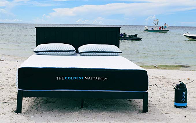 The Coldest Mattress Comfortable, 10-Inch Bed in a Box - Best for Sleeping Comfortably Cool on Hot Nights - Queen-Size