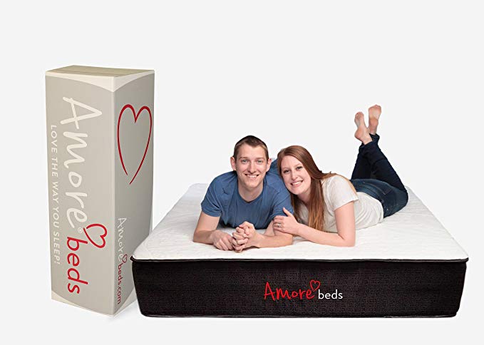 Amore Beds Copper-Ion Infused Best Hybrid Mattress (Medium, King)