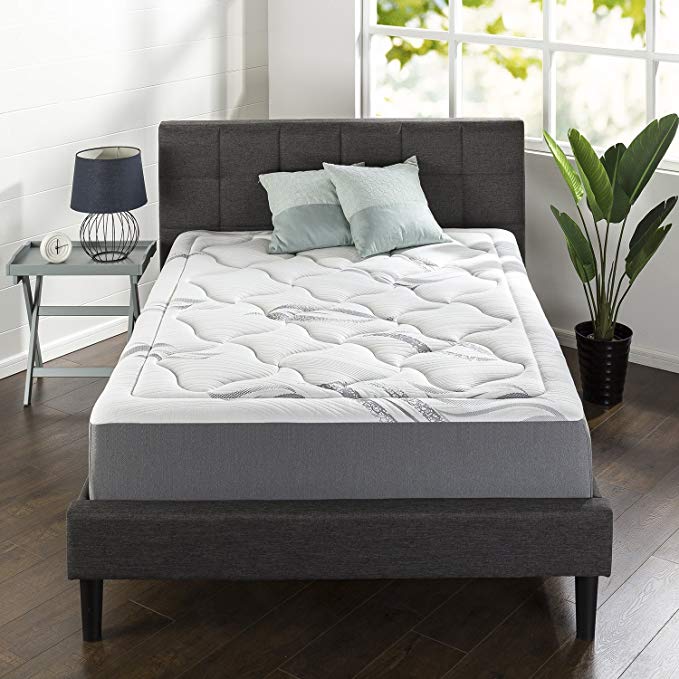 Sleep Revolution Cloud Memory Foam 12 Inch Mattress, Grey, King