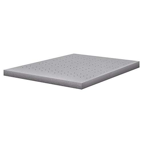 VLAVEN 2 inch Bamboo Charcoal Memory Foam Mattress Topper - CertiPUR-US Certified - Twin XL