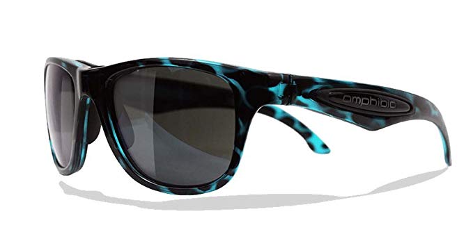 Amphibia Eyegear Wave Blue Tortoise with Vapor Wave Polarized Lens