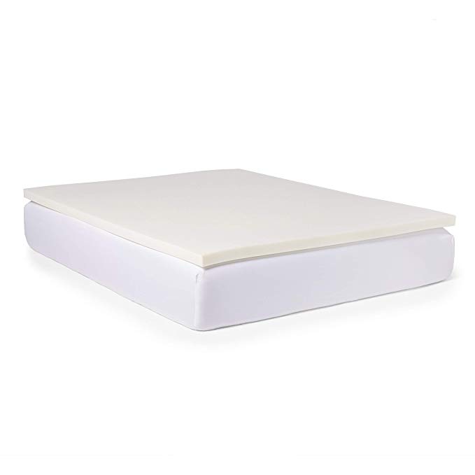 Slumber Solutions 2-inch Memory Foam and 1.5-inch Fiber Fill Mattress Topper Twin