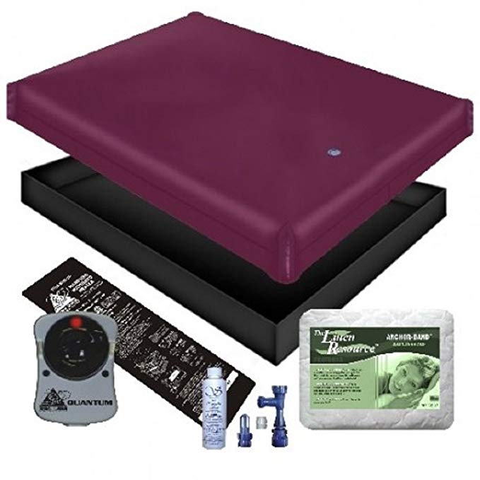 FREE FLOW WATERBED MATTRESS/LINER/HEATER/PAD/FILL DRAIN/CONDITIONER KIT (Super Single 48x84 1FFB4)