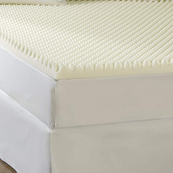 Sleep Comfort 2-Inch High Loft Eco Memory Foam Toppers, Queen