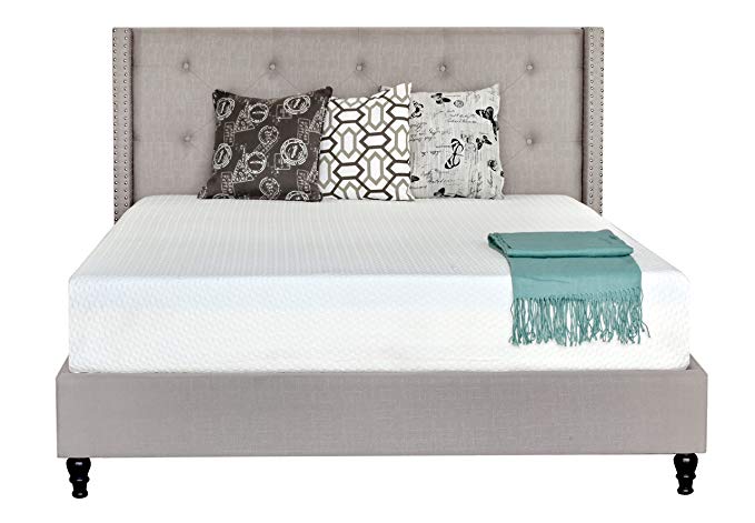 Irvine Home Collection 10-Inch Gel Memory Foam Mattress-Twin Size