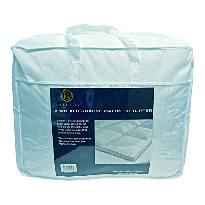 Down Alternative Mattress Topper Size: King